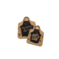 Descanso de Tacho em Cortiça | Avental com Frases de Cozinha - Apron Small — 215 × 140mm