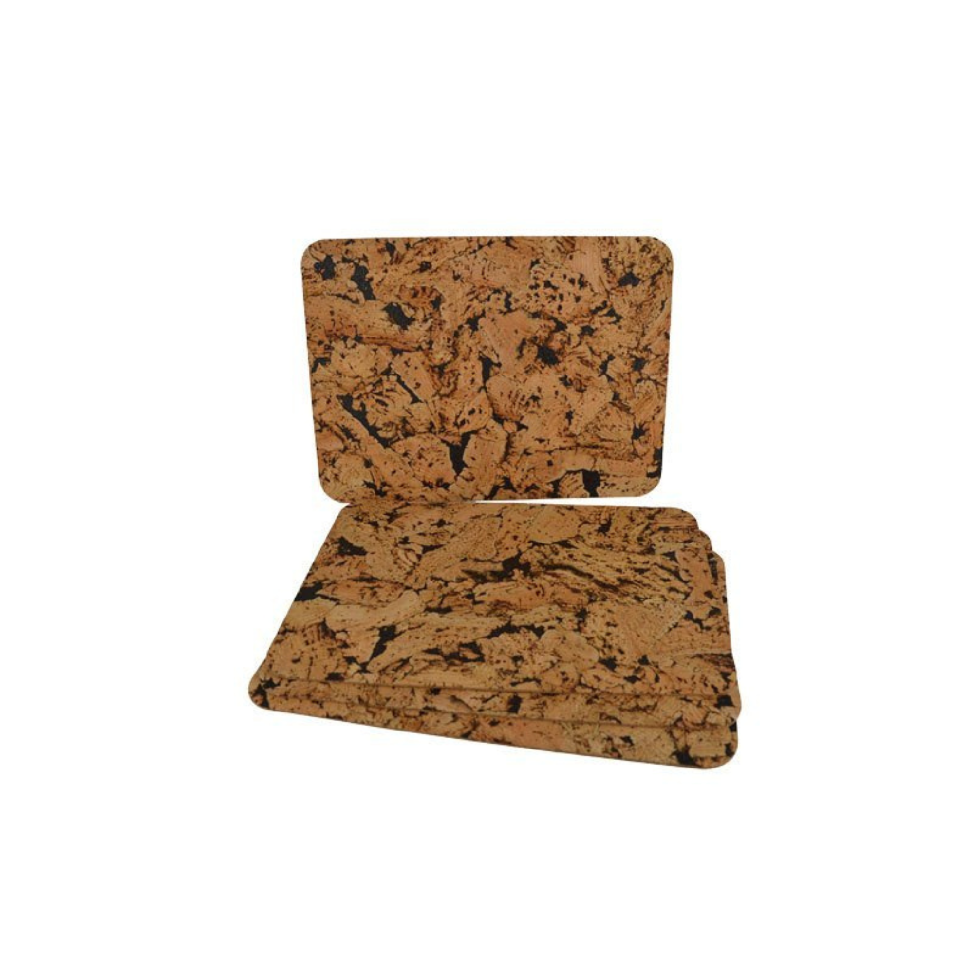Conjunto de 4 Individuais de Mesa em Cortiça 40 x 30 cm | Fjord Preto