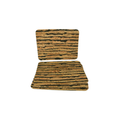 Conjunto de 4 Individuais de Mesa em Cortiça 40 x 30 cm | Tiger Stripe