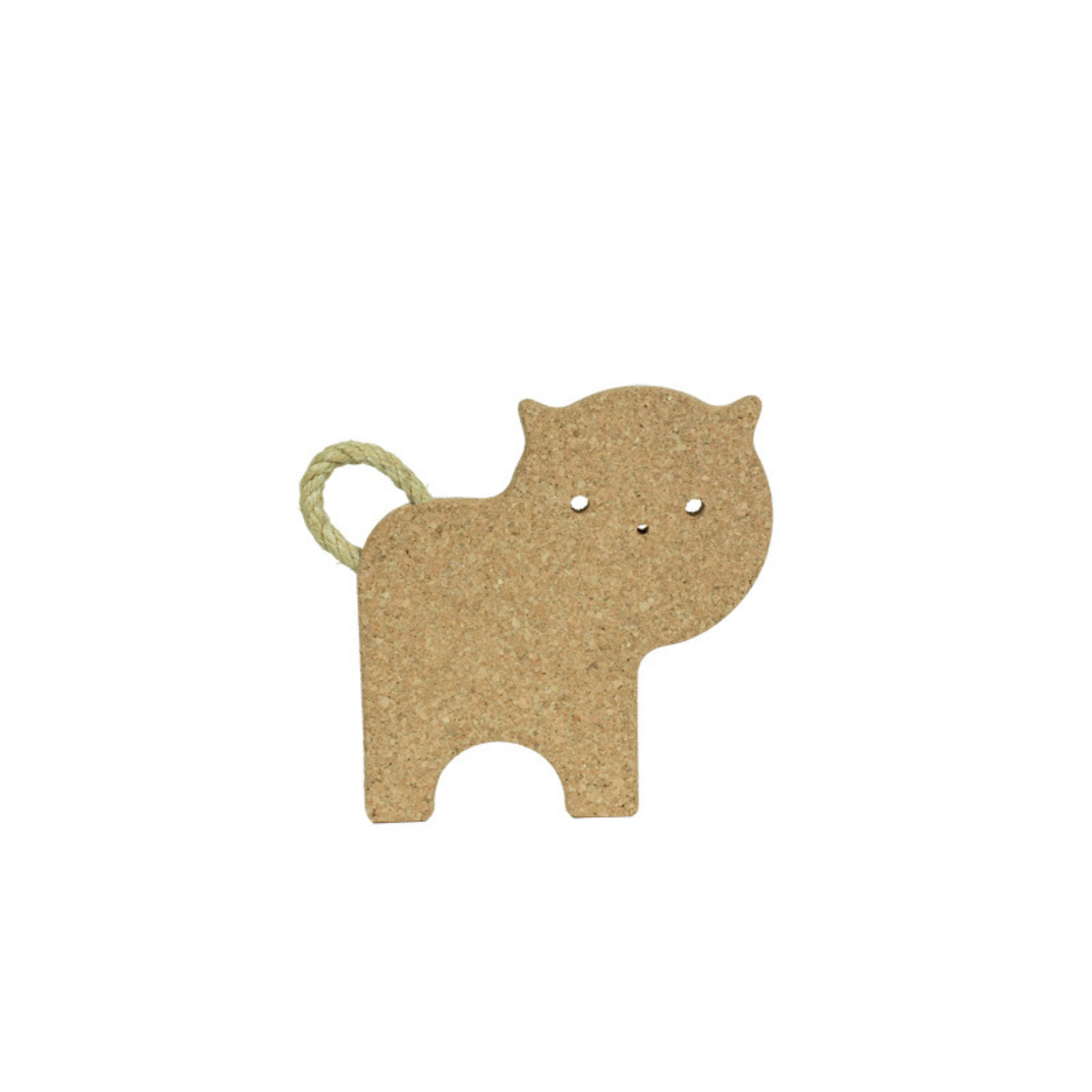 Descanso de Tacho em Cortiça | Gato Artesanal - 230 × 250mm
