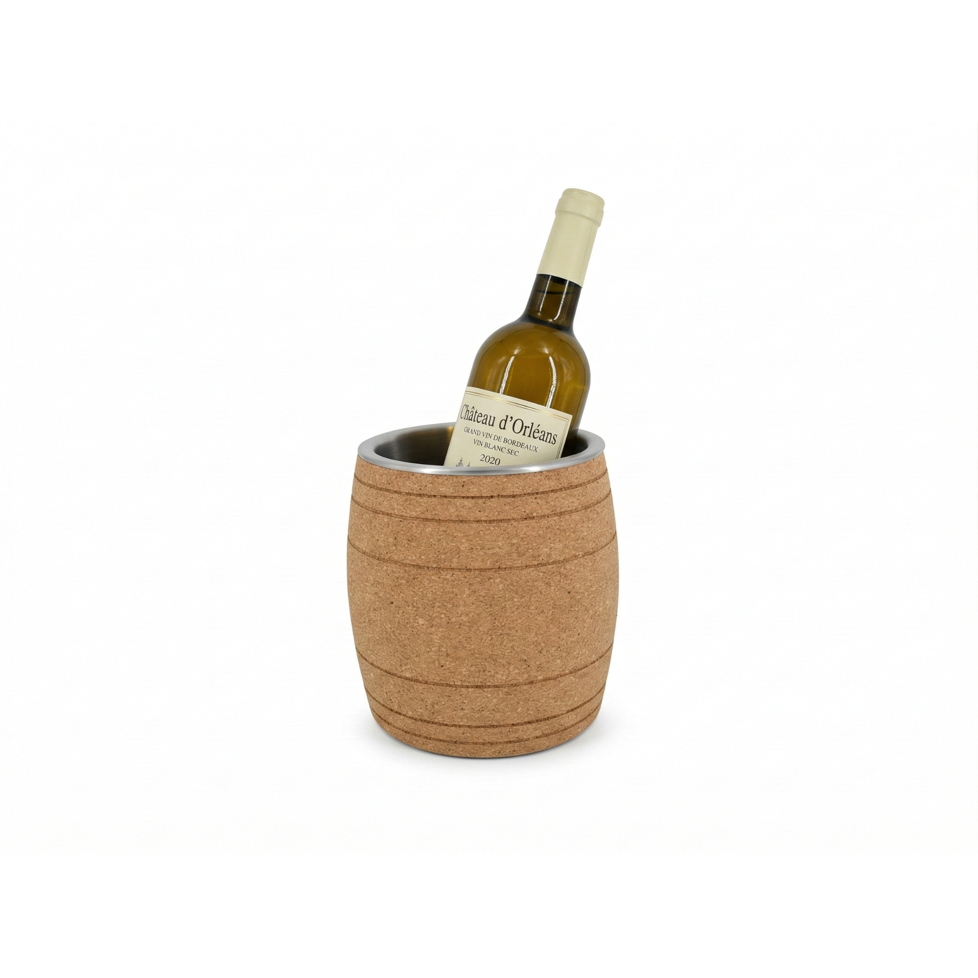 Balde de Gelo em Cortiça | Formato Barril Ø190 mm - produto em cortiça portuguesa