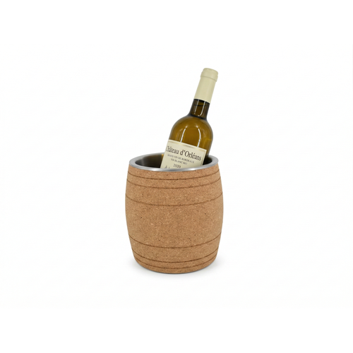Balde de Gelo em Cortiça | Formato Barril Ø190 mm - produto em cortiça portuguesa