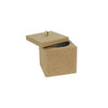 Frapeira Quadrada em Cortiça com Tampa | 140 x 140 x 140 mm - produto em cortiça portuguesa