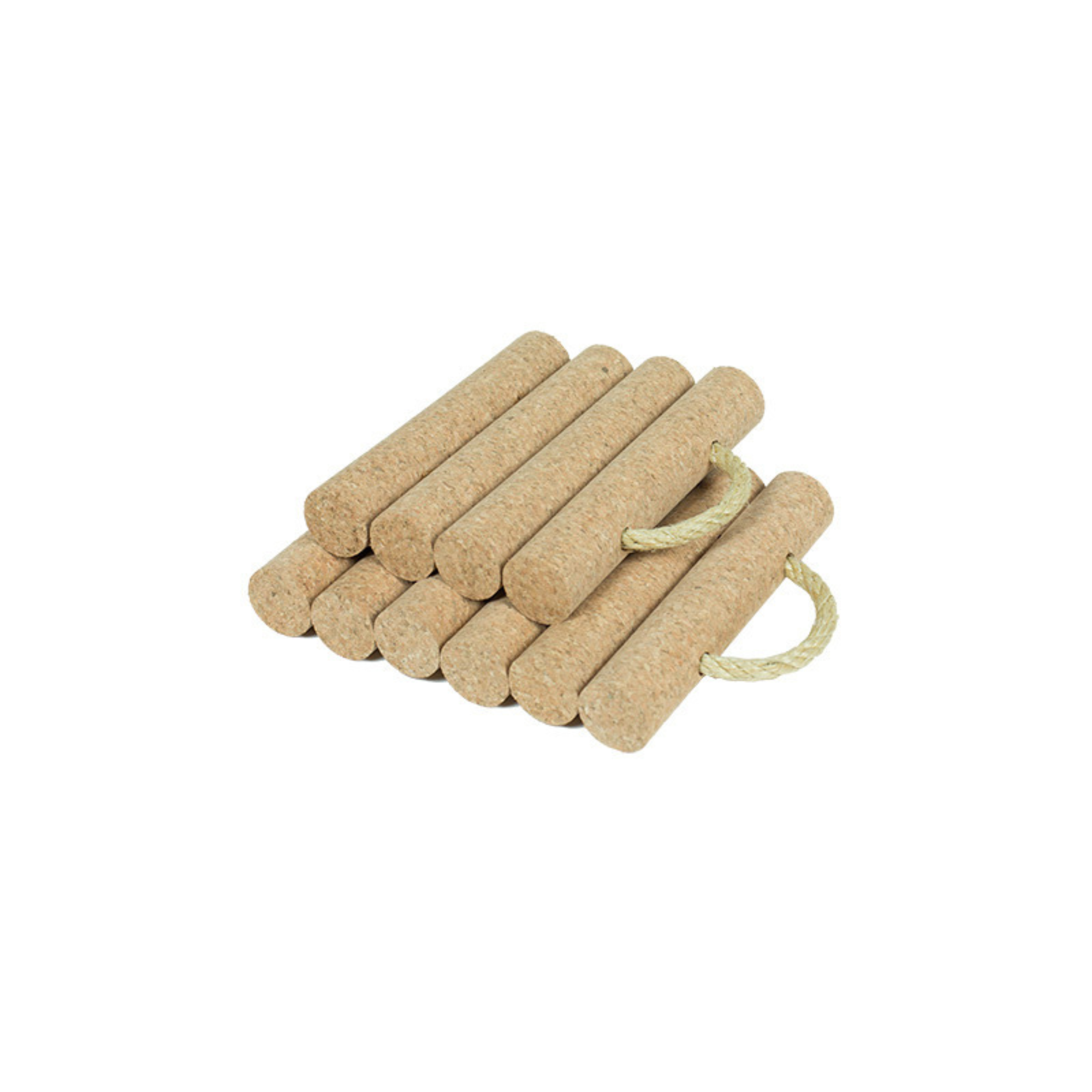 Descanso de Tacho em Rolos de Cortiça | Natural - Raft 4 | 180 × 170mm