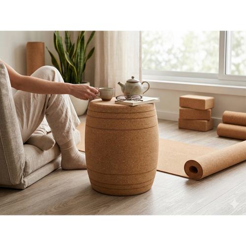 Banco em Cortiça Barril XL | Ø395 x A450 mm - imagem de ambiente