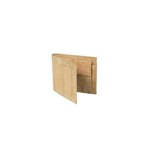 Carteira Bifold em Cortiça Natural