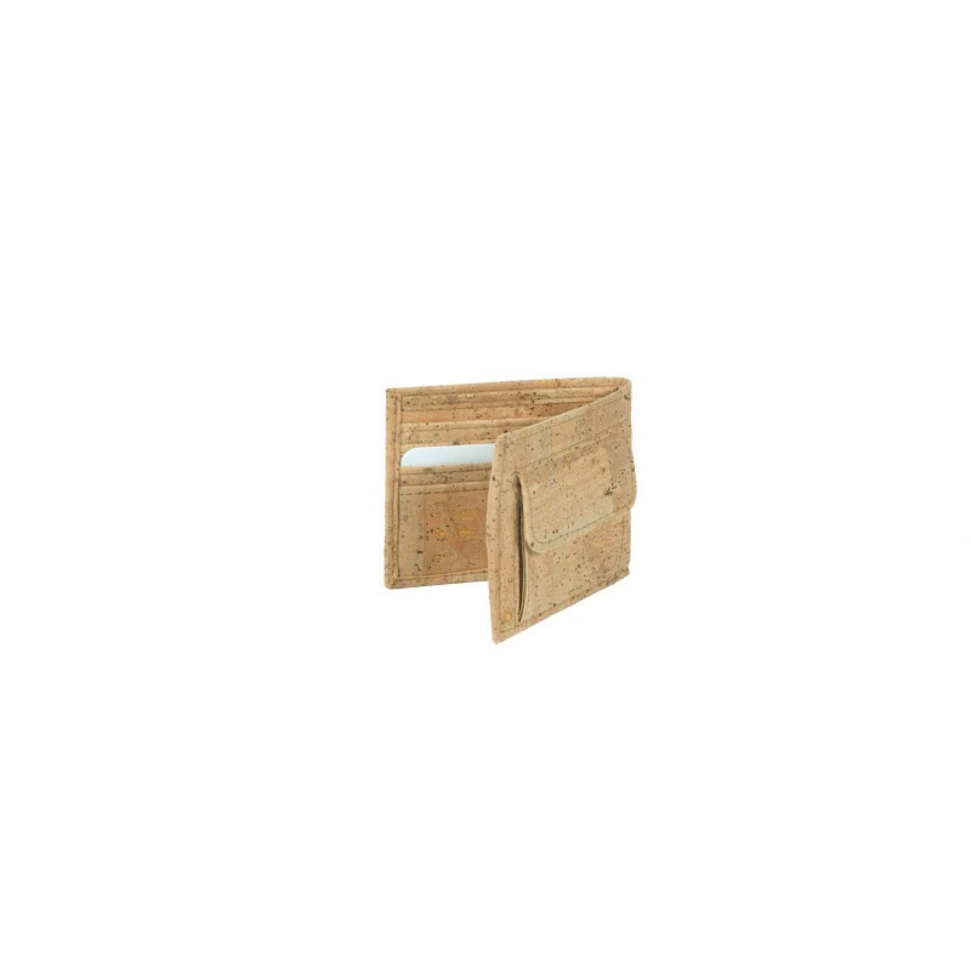 Carteira Slim em Cortiça Natural com Porta-moedas