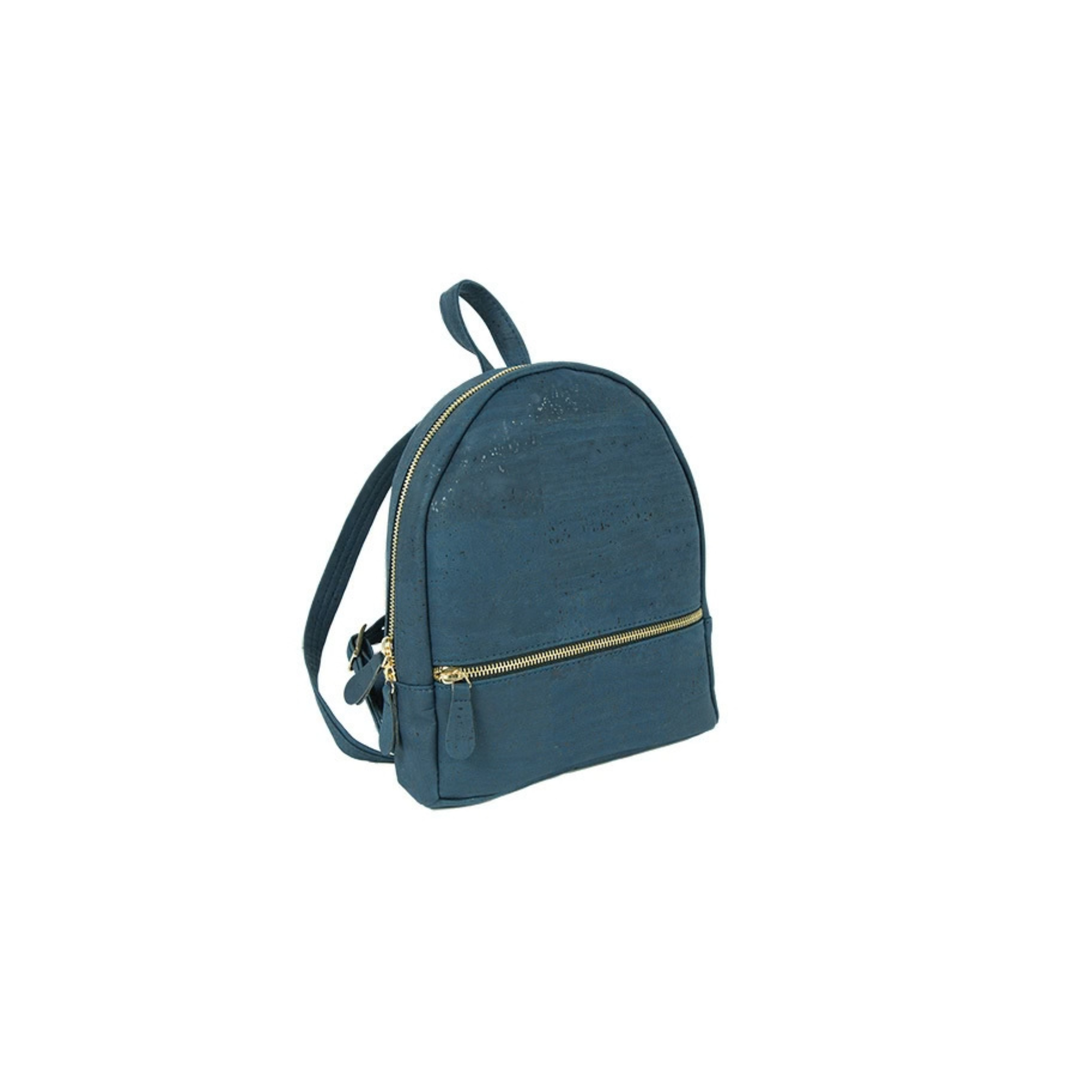 Mochila Mini em Cortiça Azul