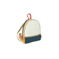 Mochila Mini em Cortiça Azul-marinho e Vermelho