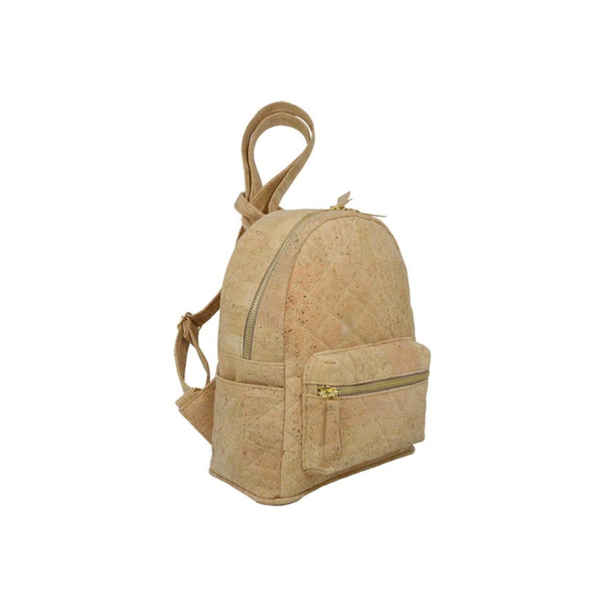 Mochila Compacta em Cortiça Natural