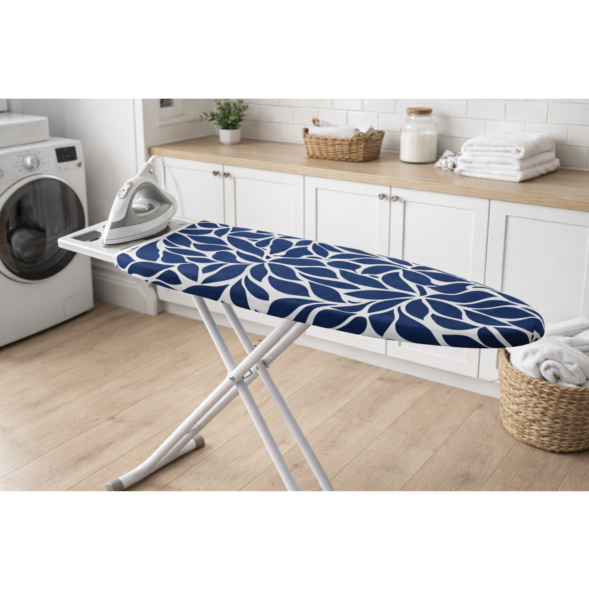 Cobertura para Tábua de Engomar em Espuma e Moletão Orla4U 140x52cm Órbita Sky