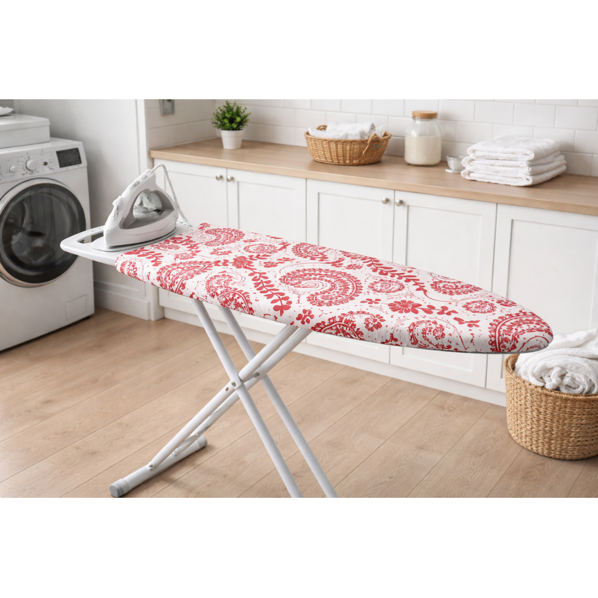 Cobertura para Tábua de Engomar em Espuma e Moletão Orla4U 140x52cm Órbita Royal