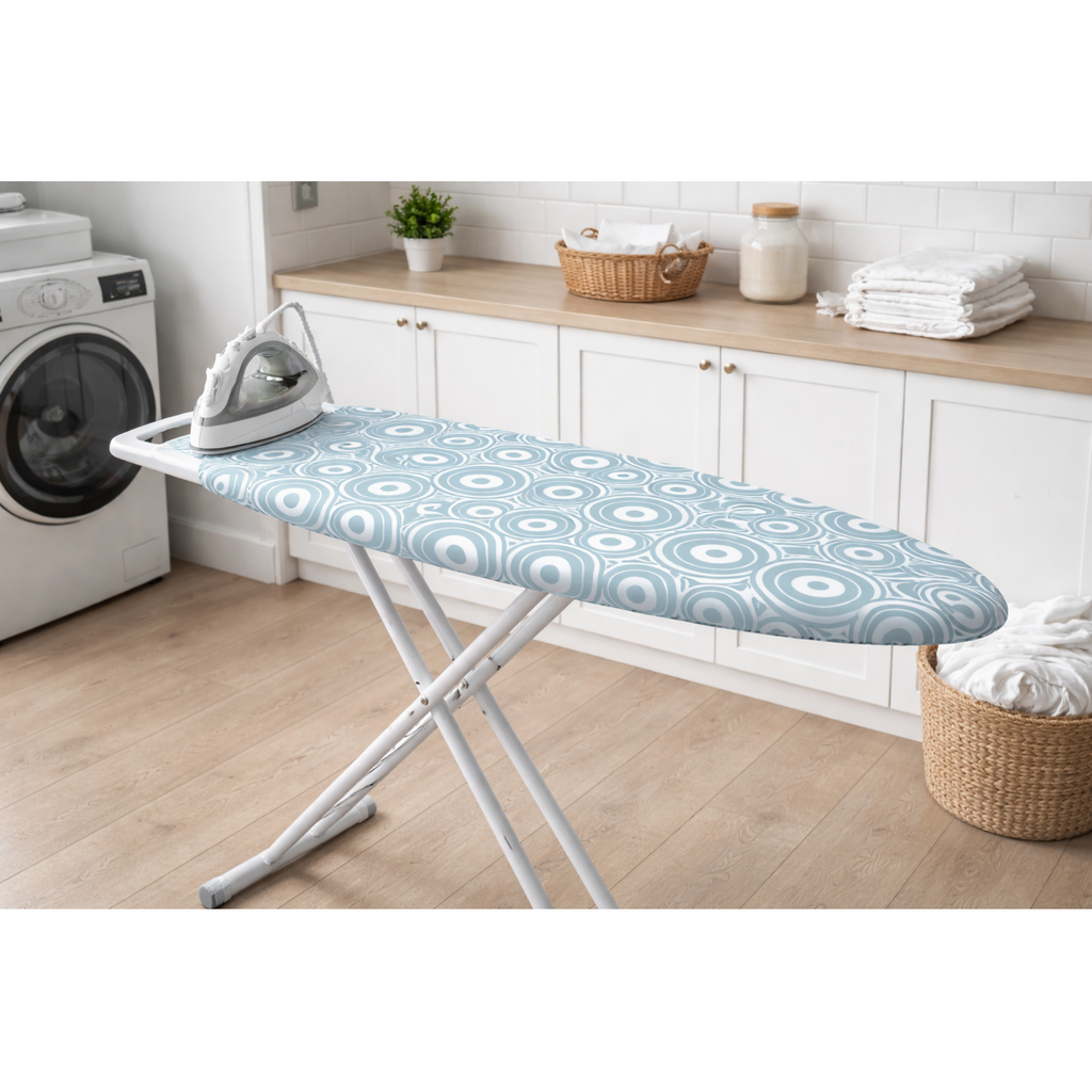 Cobertura para Tábua de Engomar em Espuma e Moletão Orla4U 140x52cm Azulejo Real