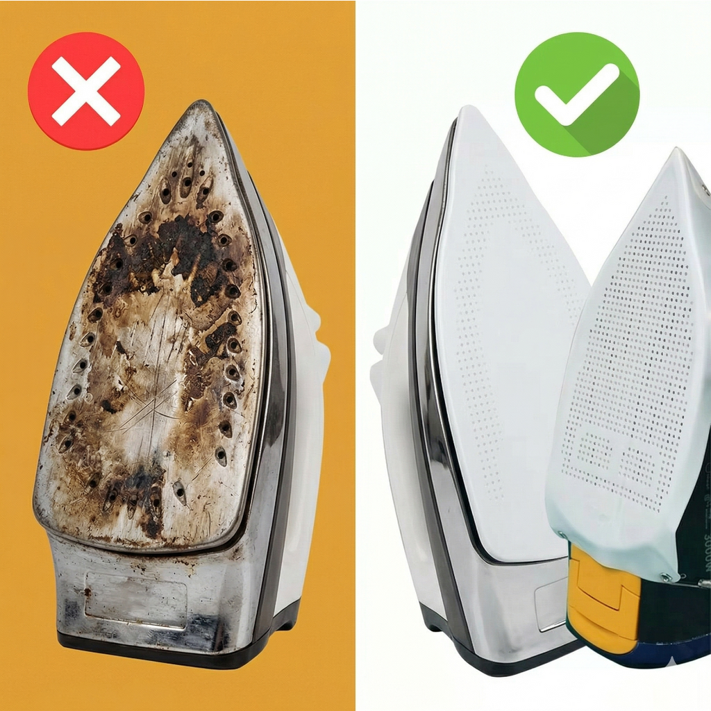 Base Protetora de Teflon Universal Orla4U para Ferro de Engomar detalhe do produto