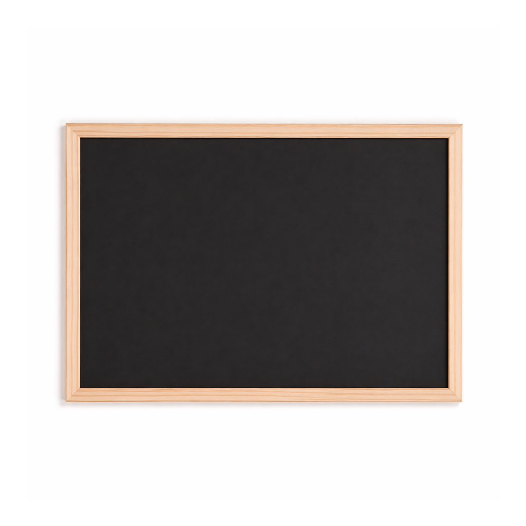 Quadro de Giz Preto Orla4U para Recados e Menus 30x40cm